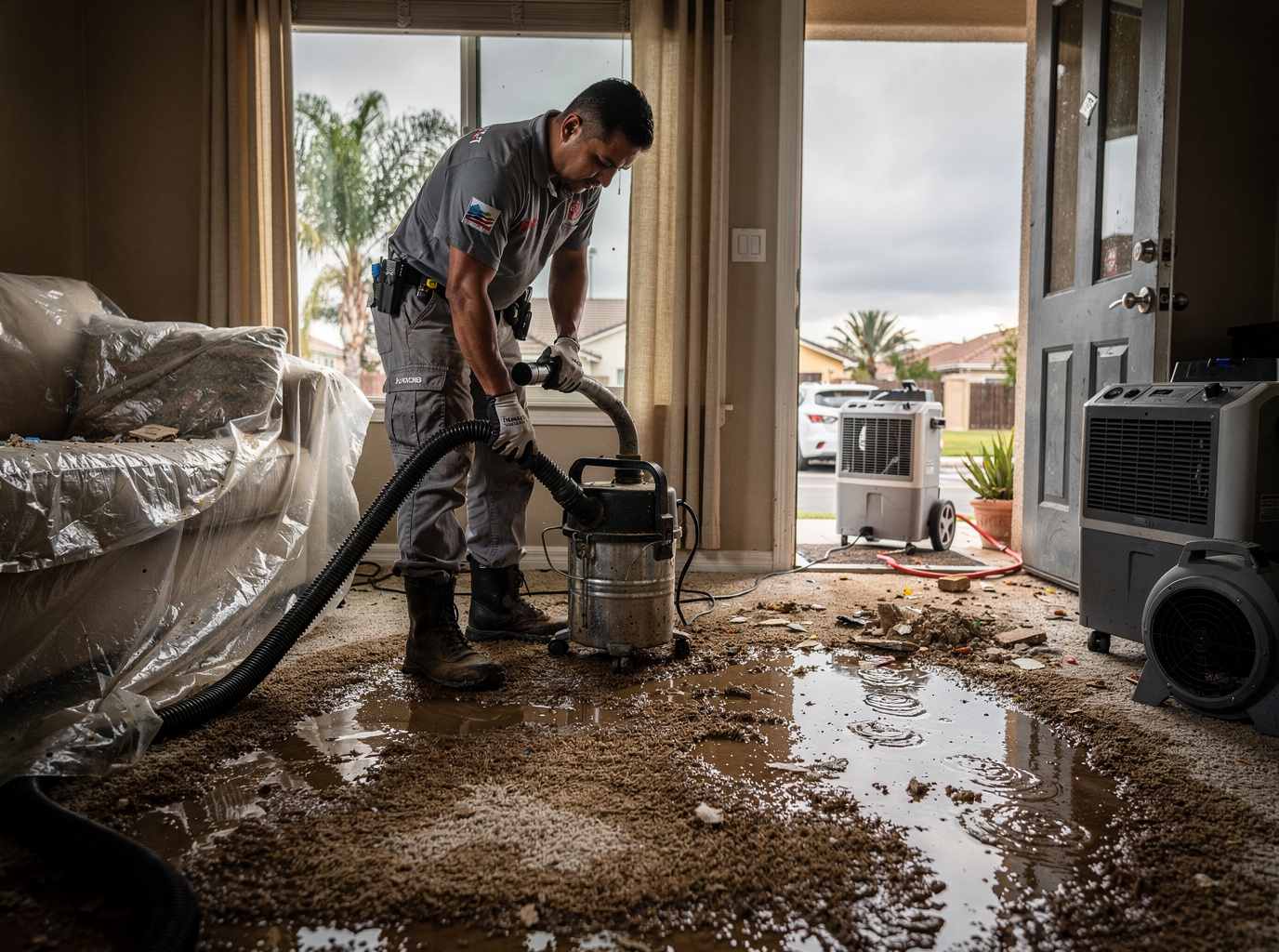 water damage restoration in TownGate